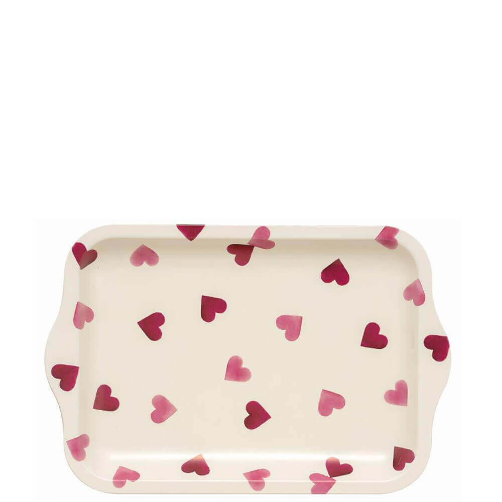 Emma Bridgewater Pink Hearts Small Tin Tray